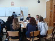 Setna lekcja matematyki w klasie 2c