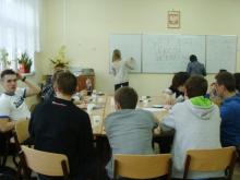 Setna lekcja matematyki w klasie 2c