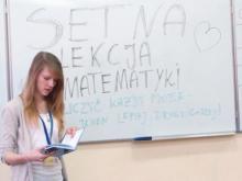 Setna lekcja matematyki w klasie 2c