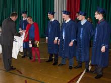 Uroczyste rozdanie świadectw uczniom klas III liceum