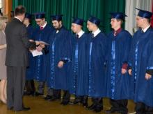 Uroczyste rozdanie świadectw uczniom klas III liceum