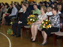 Uroczyste rozdanie świadectw uczniom klas III liceum