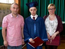 Uroczyste rozdanie świadectw uczniom klas III liceum