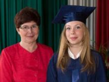 Uroczyste rozdanie świadectw uczniom klas III liceum