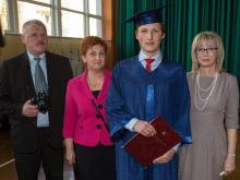 Uroczyste rozdanie świadectw uczniom klas III liceum
