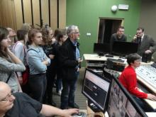 "Fabryka Słowa" i nasi gimnazjaliści zwiedzają radio PiK"
